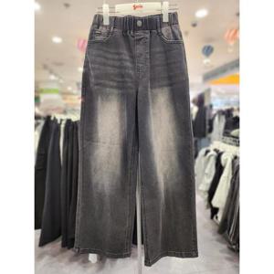 소이주니어 세이브존01 세미 와이드 블랙진 26s0207