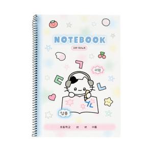 아트박스 헤드셋 고양이 10칸 국어노트