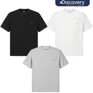디스커버리 26년 여름 신상 남여/공용 유니 헤비웨이트 포켓 반팔티셔츠 (DXRS5U063)