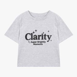 [더데이걸]그래픽 크롭 반팔티 TGRP26302