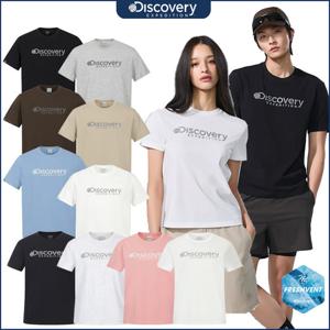 디스커버리 26SS 신상 남성/여성 레귤러핏 프레시벤트 로건 반팔티셔츠 DMRS71063,DWRS72063