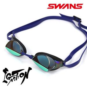 스완스 자유형특화 패킹 미러 수경 J122251 미러렌즈