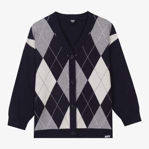 [인디고뱅크키즈]아가일 선염 가디건 IKCK24W02