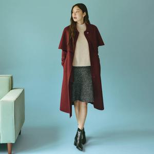 [씨]트위드 플레어 스커트 SLSAA1338