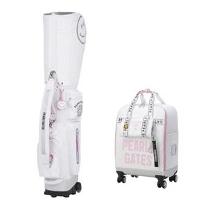 [파리게이츠] 521F1CB201 521F1BB201_WH-여성 패턴 트롤리 캐디백 보스턴백 세트-(26년S S) A521F1CB20