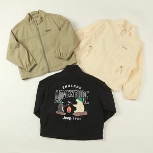 [지프키즈]밴드넥 캠핑곰 바람막이   KQ2JPU226