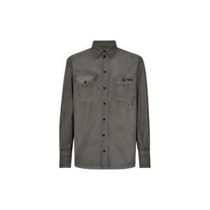 26 SS 돌체앤가바나 로고 아플리케 셔츠 G5MA7TG8LH4 TP450134140