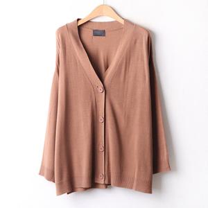 나야홍 / 아이우먼 단추오버니트가디건 RMA926M602 빅사이즈