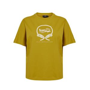 [와이드앵글]여성 CO 아트웍 반팔 라운드 티셔츠 L WWM26292Y4