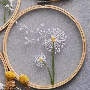 DIY자수 DIY 프랑스자수 패키지(민들레) 공예 자수도안