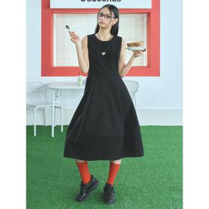 (356271WC15) [에잇세컨즈] 코튼 벌룬 롱원피스  블랙