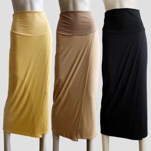 [마미누리]임산부 카누 랩스커트 3컬러 빅사이즈 임부복 롱치마