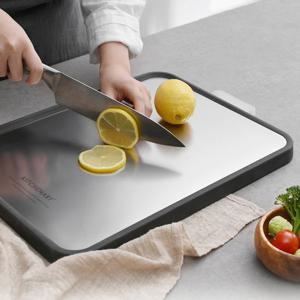 [키친아트]주방 스텐도마 스텐304재질 위생도마 이유식도마