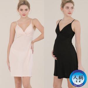 [프레벨라]인견 캡내장 롱수유나시 수유슬립 이너원피스 끈조절 04002