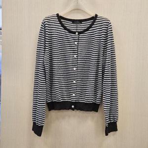 미센스 HC42 라운드넥 가디건,스트라이프 MB59KCM303Z