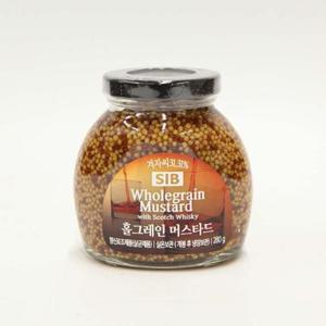 식료품 고기요리소스 SIB 홀그레인 머스타드 280g