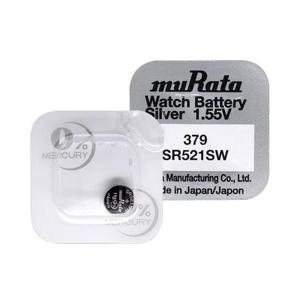 수은전지 무라타 시계건전지 379(SR521SW)(1알) 1.55V