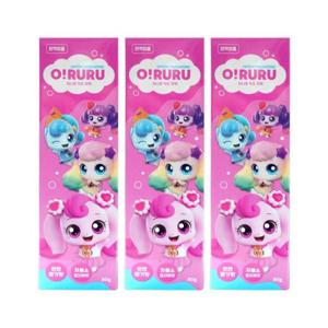 유아치약 캐치티니핑 어린이 치약 천연딸기향 x 80g 3개