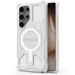 갤럭시S25 울트라 엣지 카본패턴 맥세이프 하드반투명범퍼케이스