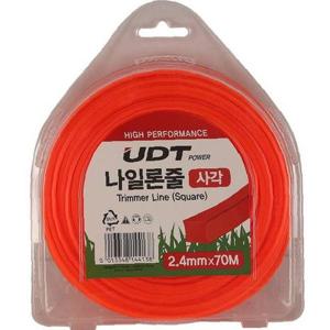 예초기 나일론날 -UDT 2.4 x 70M(오렌지-사각)