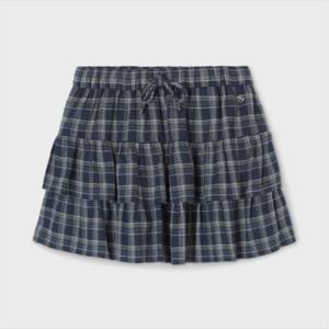 [후아유]여성 캘리 체크 티어드 스커트 (WHWHF4983F)