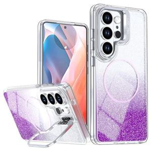 갤럭시S26 울트라 맥세이프 거치대 변색없는 투명 글리터 케이스