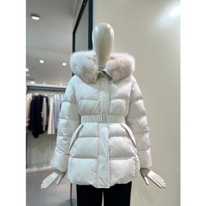 [씨씨콜렉트] 폭스퍼 하이넥 하프 다운 (C254PSG381) C254PSG381