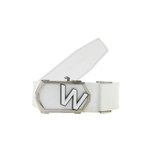 [와이드앵글]남성 CO 더블유 육각 버클 자동 벨트 WMP23Y03W2