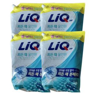 리큐 찌든때 올인원 1.8L+200ml x4개 일반/드럼겸용