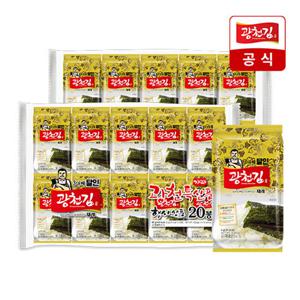 [광천김] 3대째 달인 재래 도시락김 4g 40봉