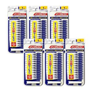 치실 일본 잭스 덴탈프로 치간칫솔 SSS x (15p) 1호 6개