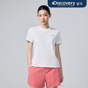 [디스커버리] 여성 프레시벤트 에센셜 반팔티셔츠 (WHITE) DWRS91063-WHS