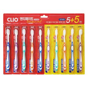 [메디안]크리오 덴티메이트 오리지널 초극세모 칫솔 5+5개입