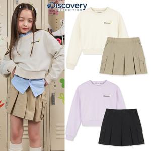 디스커버리키즈 [택가 152,000원] 여아 맨투맨+큐롯팬츠 2SET DKAZ24061