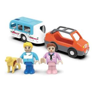 [데코] 미카포트 교통놀이 수동 캠핑카 MF90148 자동차장난감