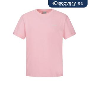 [디스커버리] 여성 에버딘 스몰로고 반팔티셔츠 (L/PINK) DWRS64063-PKL