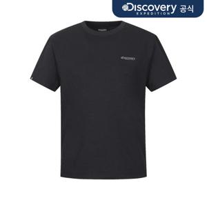 [디스커버리] 여성 에버딘 스몰로고 반팔티셔츠 (BLACK) DWRS64063-BKS
