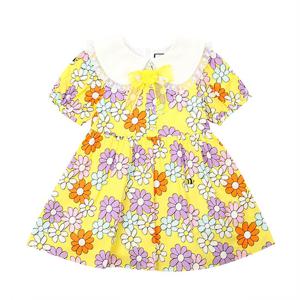 [프렌치캣(백)]노랑꽃나염원피스(Q32DSO050)