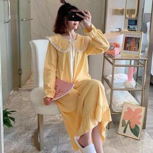 면잠옷원피스 카라레이스 잠옷원피스 OS5014