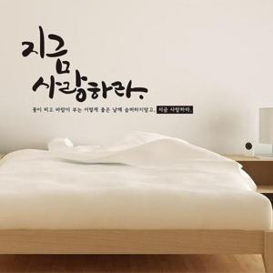 [데코] 지금사랑하라 소형 캘리그라피스티커 포인트스티커