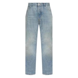 알렉산더 맥퀸 스트레이트 팬츠 845485QYABU 4211 BLUEWASHED