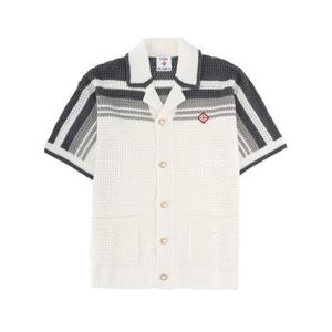 카사블랑카 긴팔 셔츠 MSP26KW93301 WHITEGREY