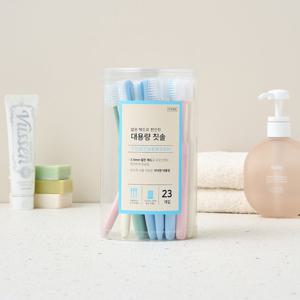 [모던하우스] 얇은헤드로 편안한 패밀리칫솔 23개입