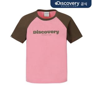 [디스커버리] 여성 프레시벤트 래글런 반팔티셔츠 (PINK) DWRS9I063-PKS