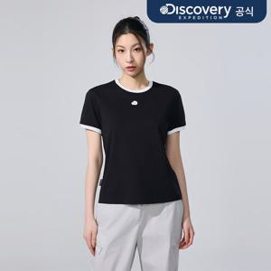 [디스커버리] 여성 프레시벤트 에센셜 링거티셔츠 (BLACK)  DWRS9H063-BKS