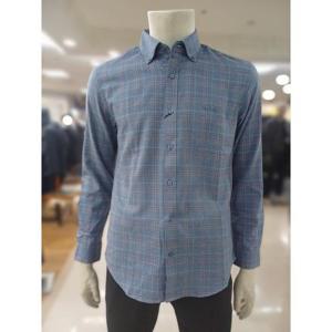 피에르가르뎅 세이브존05 TR기모 블루 체즈 남방 PJWS4608