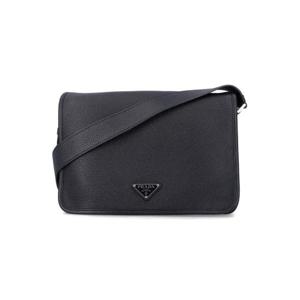 프라다 그레인 레더 숄더백 2VD075 2BBE F0002 BLACK DOM