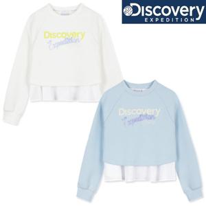 디스커버리키즈 DKTR26061 여아 프릴 매치 맨투맨