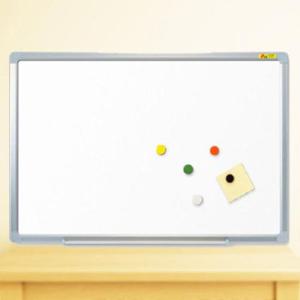 [문구] 자석 화이트보드 칠판보드 알루미늄 실버 70cmx50cm