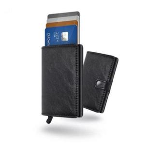[패션] RFID 차단 스마트 오토 팝업 지갑형 카드 슬라이드 EDGE 해킹 여행 자동 멀티